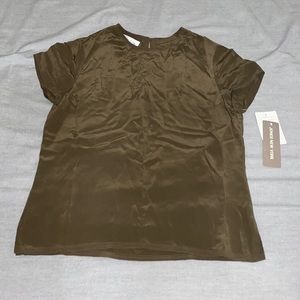 Jones New York Women’s Olive Blouse